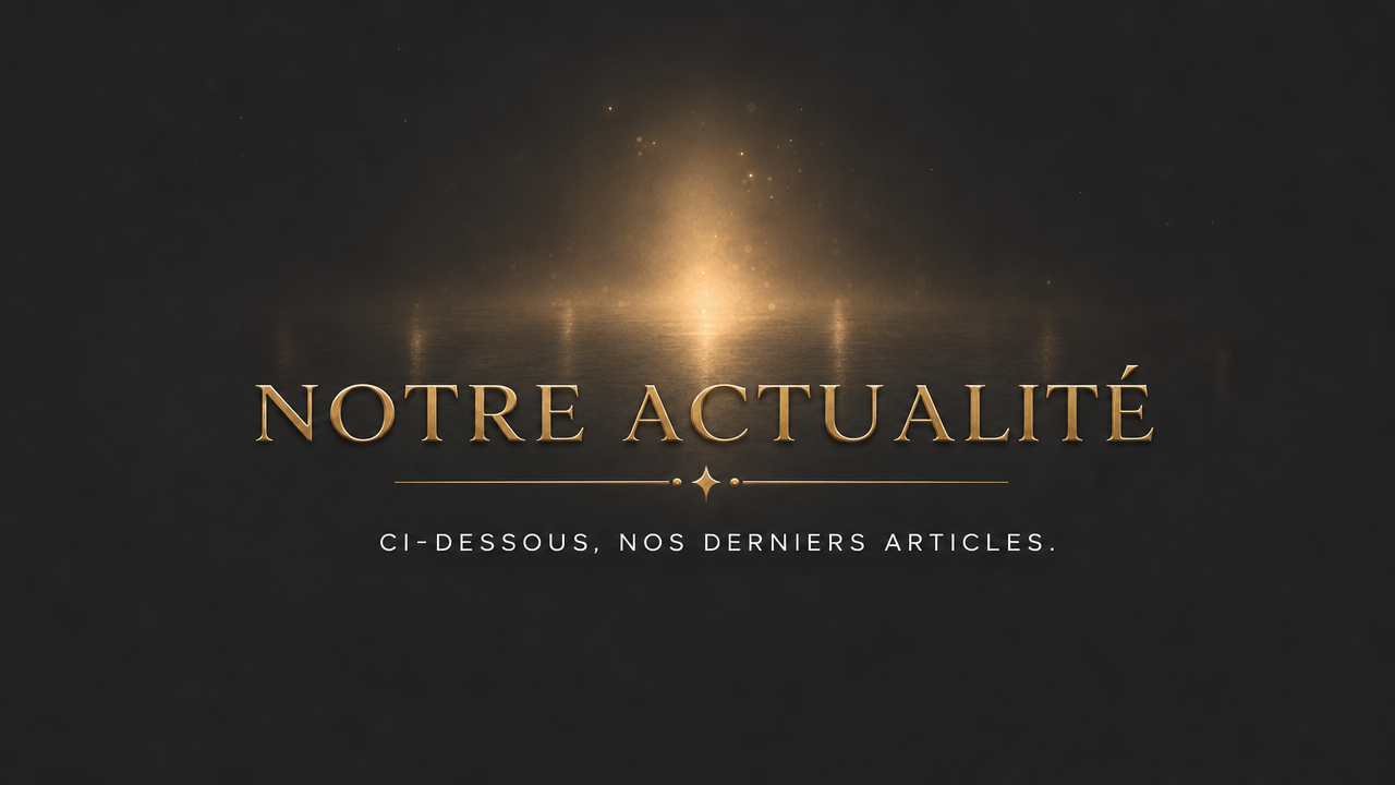 Titre : Notre actualité